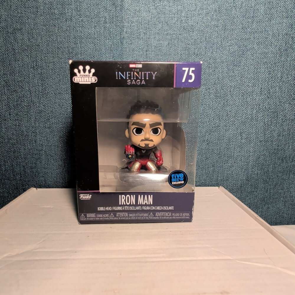 Funko Mini Iron Man #75 Snap Marvel Infinity Saga Five Below Exclusive in Box - Picture 8 of 16